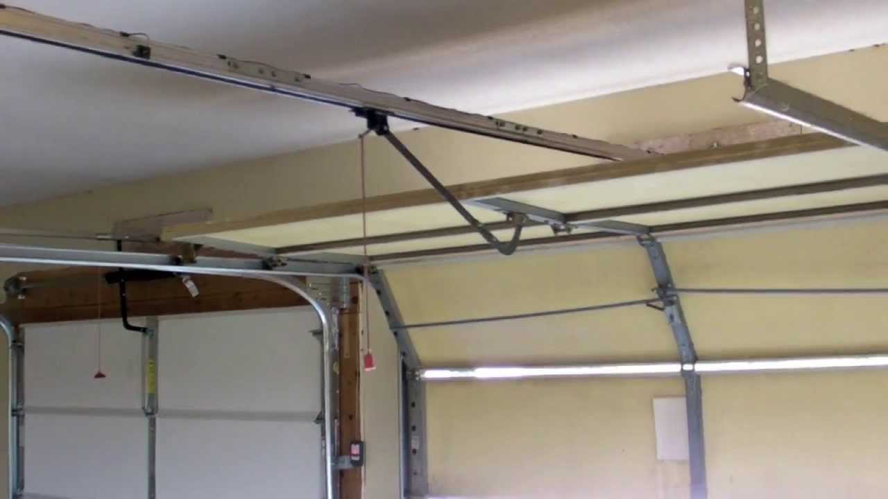 garage door section replacement.
