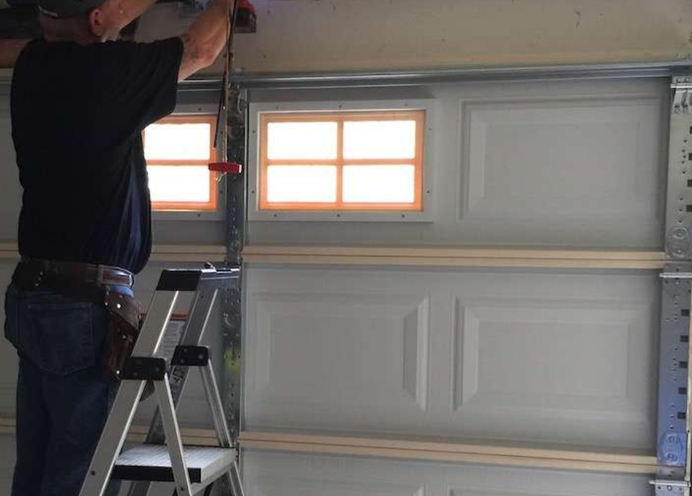 Professional technician performing garage door repair in Myakka City, ensuring optimal functionality and safety for residential and commercial properties.